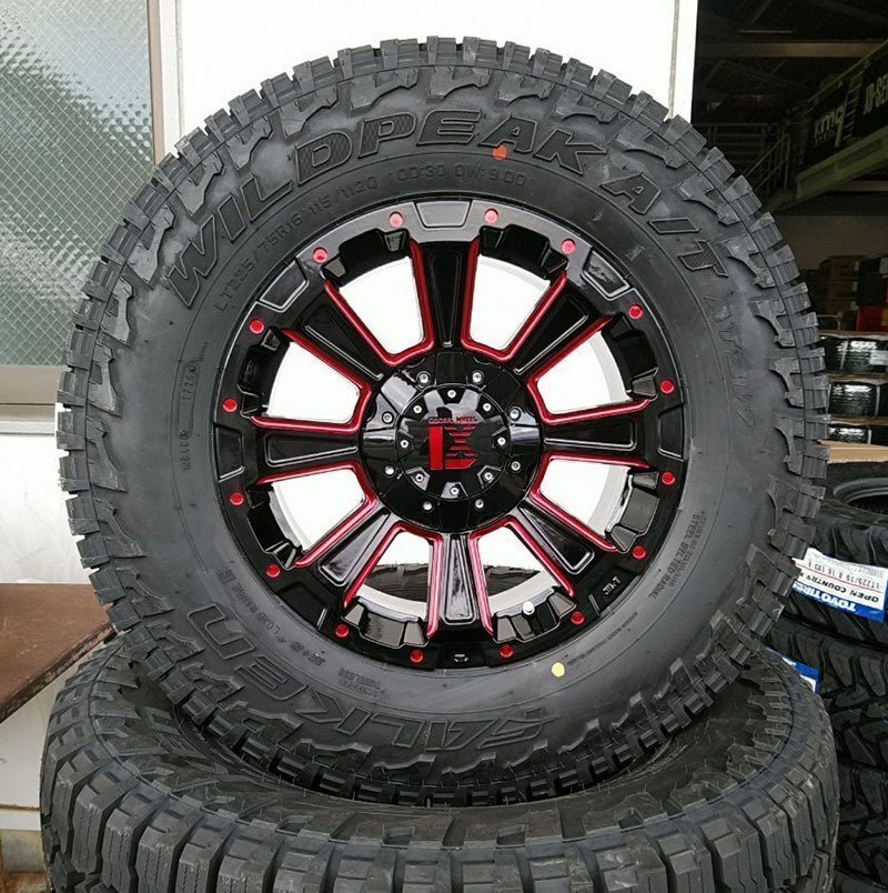 ファルケン WILDPEAK A/T03W 225/75R16 235/70R16 デリカD5 RAV4 エクストレイル CX5 タイヤホイール 16インチ DeathRock拍卖
