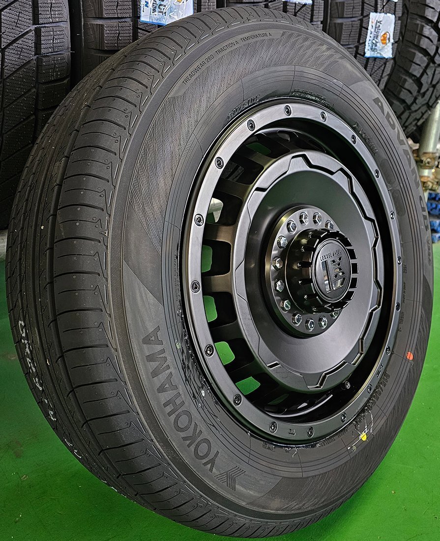 プリウスα VOXY ステップワゴン オススメ!! 新品タイヤホイール4本セット ヨコハマ アドバン dB V552 205/60R16 LEXXEL SwaGGer拍卖