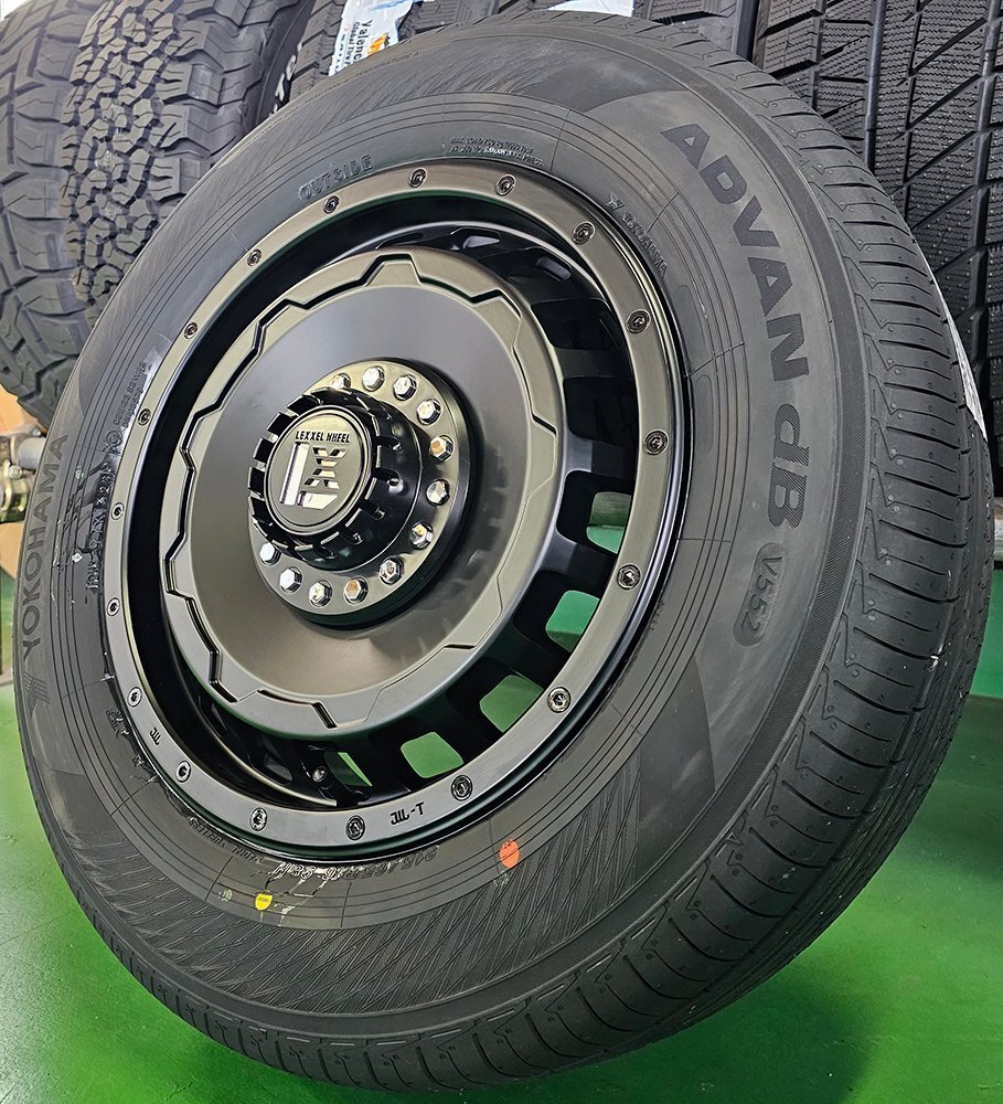 ステップワゴン プリウスα VOXY オススメ!! 新品タイヤホイール4本セット ヨコハマ アドバン dB V552 205/60R16 LEXXEL SwaGGer拍卖
