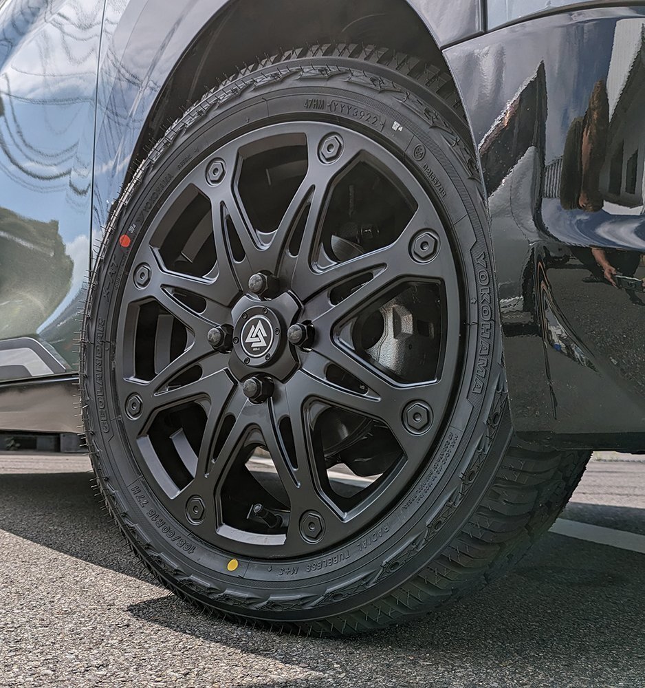 ハイゼットジャンボ エヴリィ デリカミニ ハスラー ヨコハマ ジオランダー X-AT G016 165/60R15 165/65R15 タイヤホイール拍卖