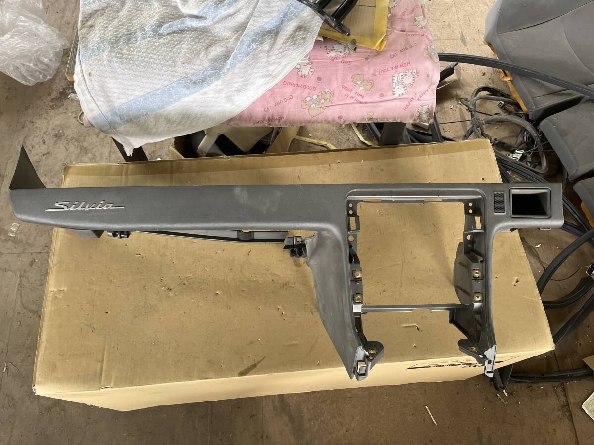 日産 純正 シルビア s15 スペックR ダッシュボードロアパネル 下パネル インストルメントパネル 内装 トリム拍卖