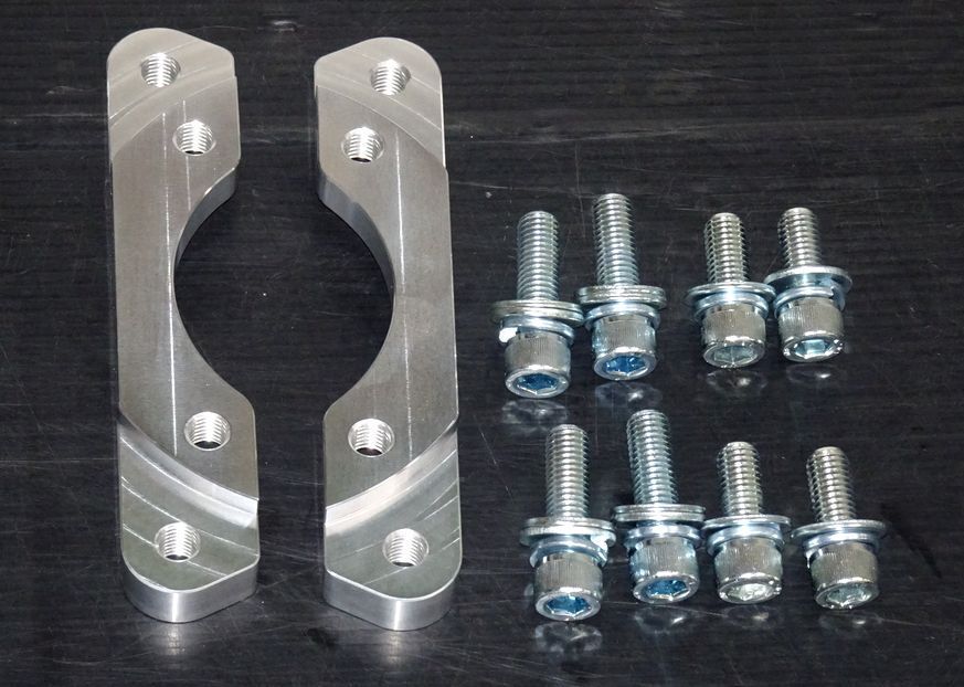 ● コペン・ムーブなどの ダイハツ車 ローター径 262mm 用 RX-7(FD3S) のキャリパー流用 ブラケット ●拍卖