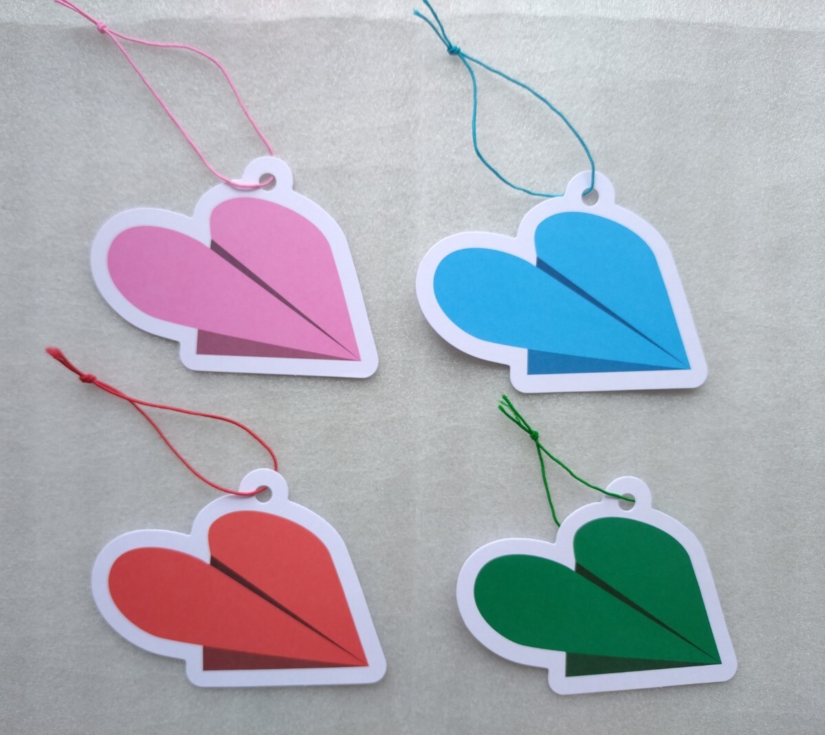 ★非売品 新品 UNIQLO ユニクロ メッセージカード ハート Message Card セット 飛行機拍卖