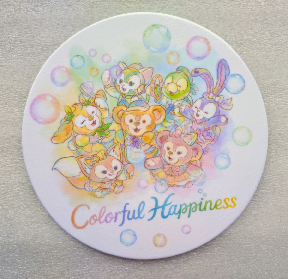 ★非売品 新品 ダッフィー 20周年 カラフル ハピネス コースター Colorful Happiness TDS Duffy and Friends 東京ディズニーシー Disney ①拍卖