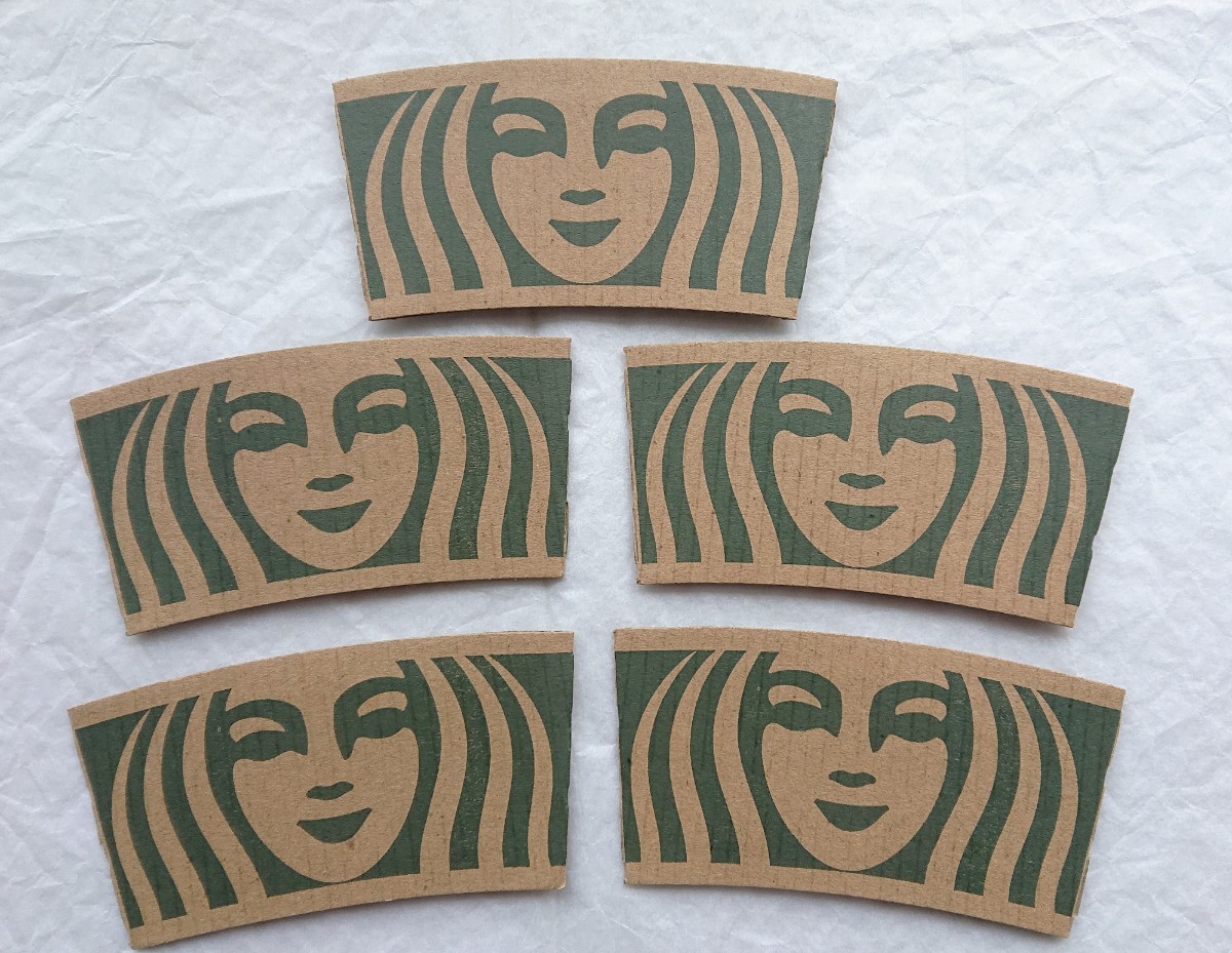 ★新品 STARBUCKS スターバックス スリーブ ショートサイズ 紙製スリーブ DIY スタバ拍卖