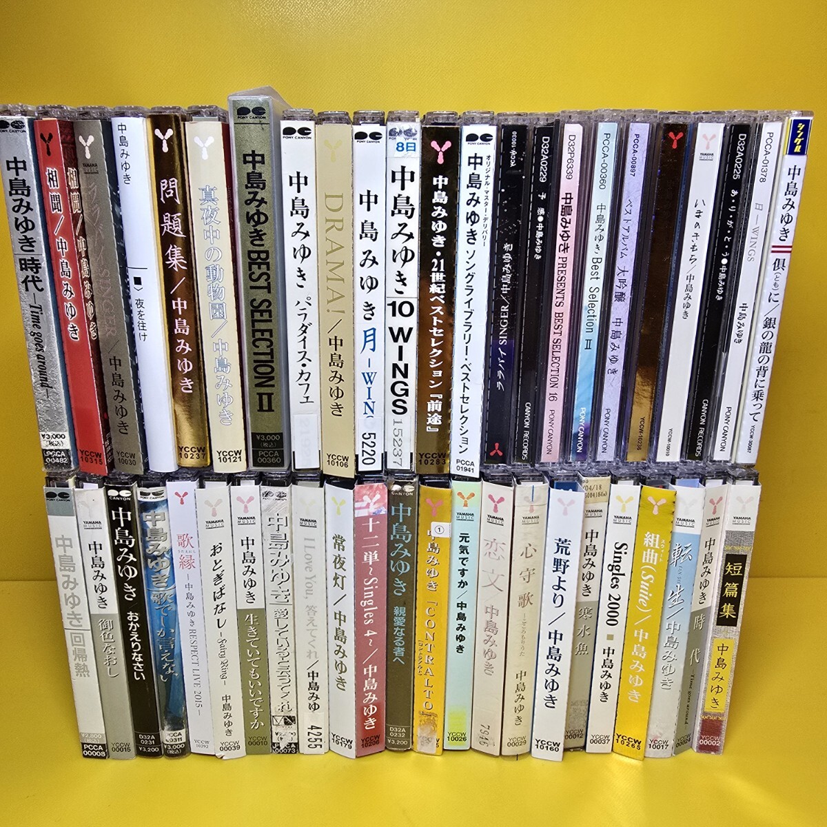 ※新品ケース交換済み 中島みゆきCD44枚一式拍卖