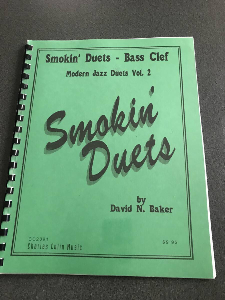 ◆◇SMOKIN' DUETS Bass Clef by David Baker vol.2/モダンジャズ・ベース デュエット 楽譜◇◆拍卖