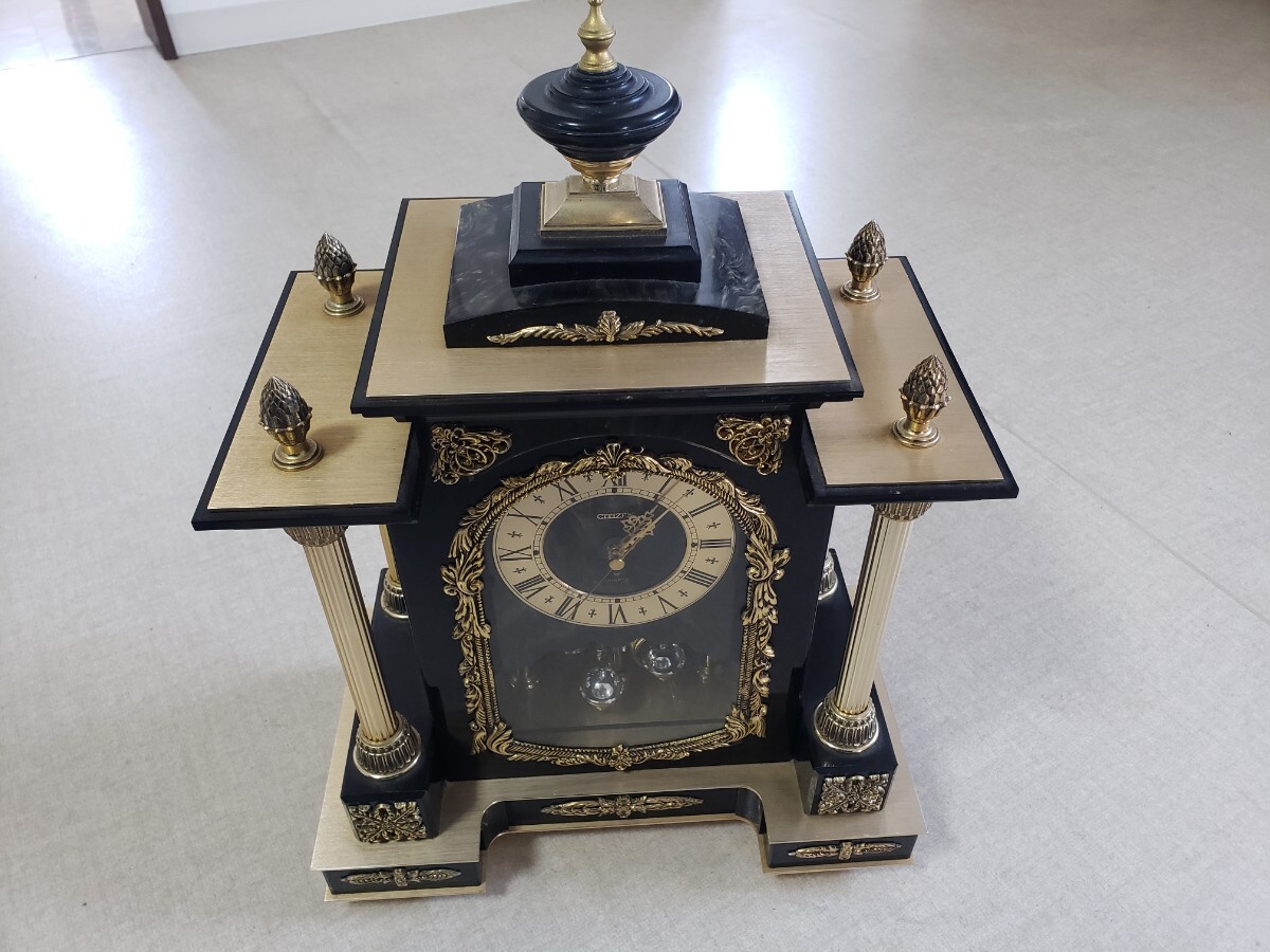 CITIZEN アンティーク 置時計 インテリア#8RGO43-N拍卖