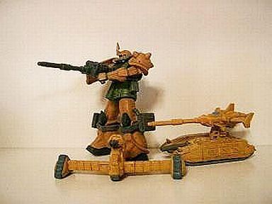 中古トレーディングフィギュア ガルマ専用ザクwithマゼラ・アタック&キュイ 「機動戦士ガンダム S.O.G.Ex.」拍卖
