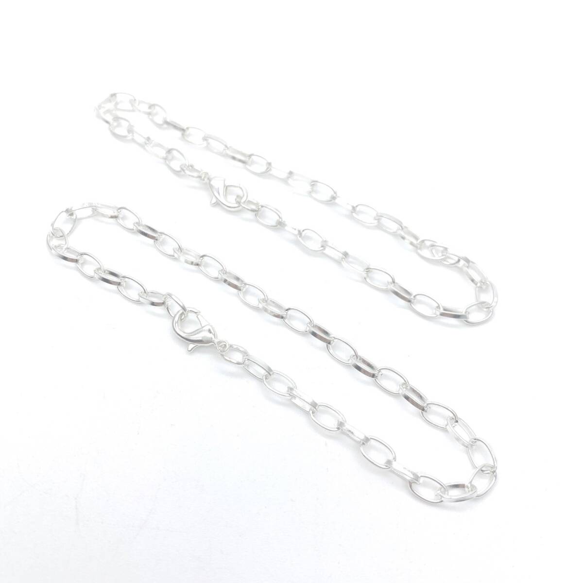 ブレスレット ベース シルバーカラー 2本拍卖