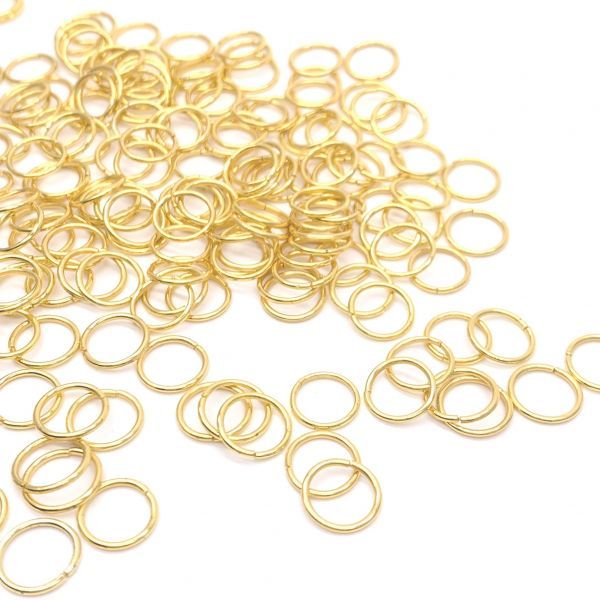 丸カン 10mm ゴールド 20g 約105個拍卖