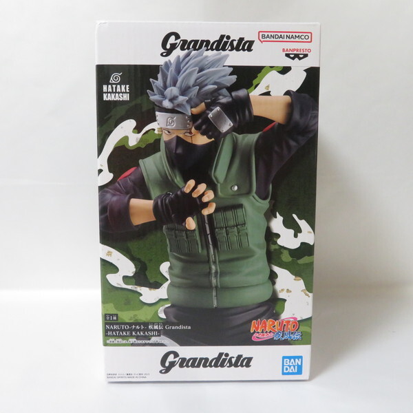 中古 未開封品 Grandista NARUTO ナルト 疾風伝 はたけ カカシ BANDAI NAMCO/バンダイナムコ フィギュア拍卖