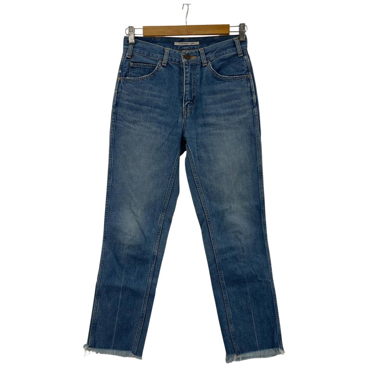 STUNNING LURE スタニングルアー ウォッシュ加工 フリンジ デニムパンツ size25/ブルー拍卖