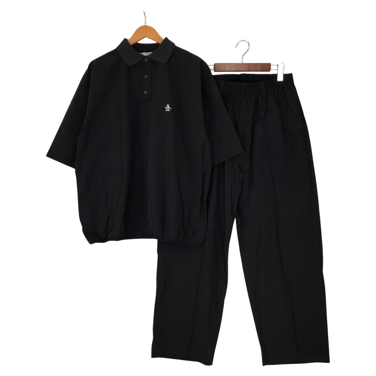 Penguin by Munsingwear ナイロン マルチウェイ セットアップ size上下L/ブラック拍卖