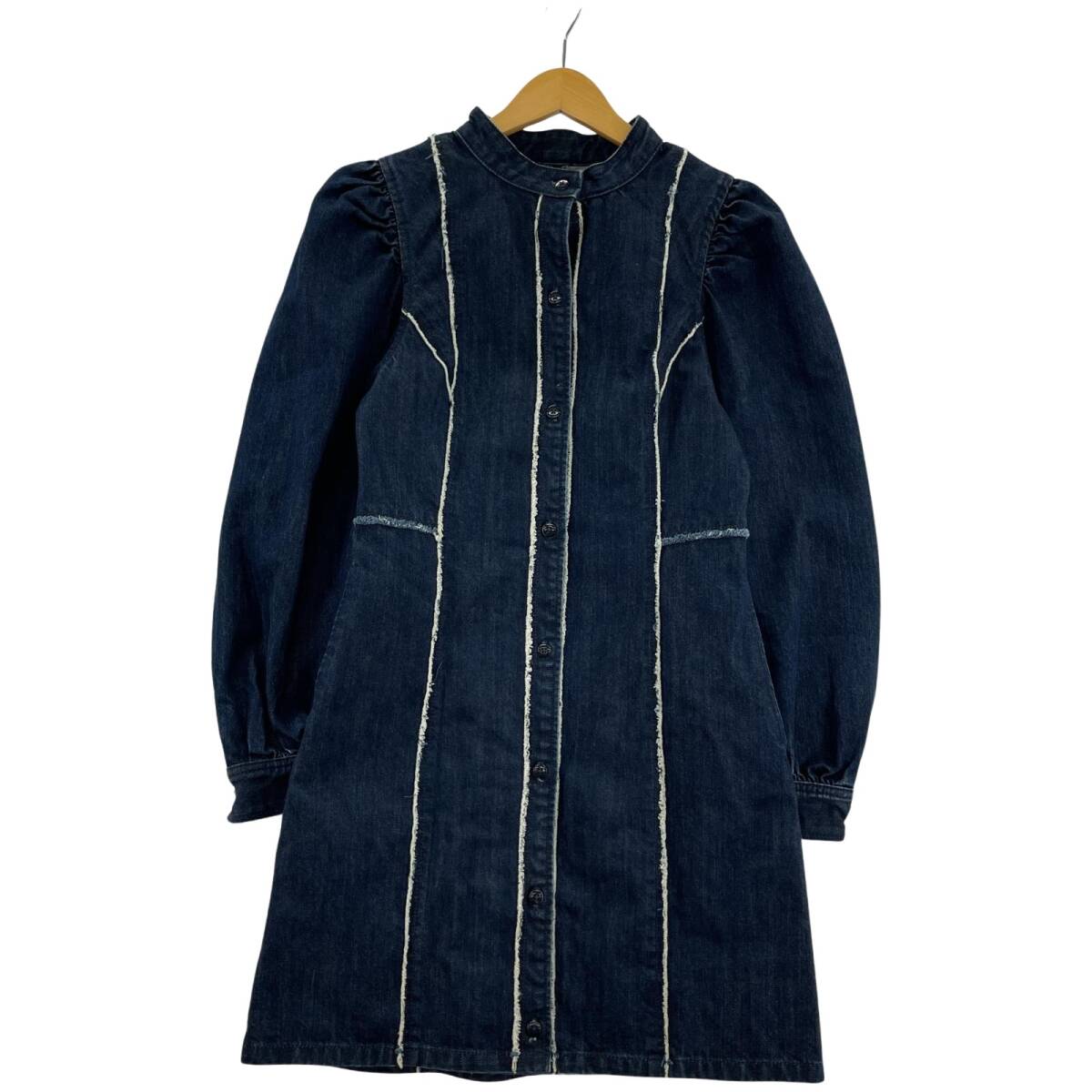 MOUSSY マウジー デニム ワンピース size1/ネイビー拍卖