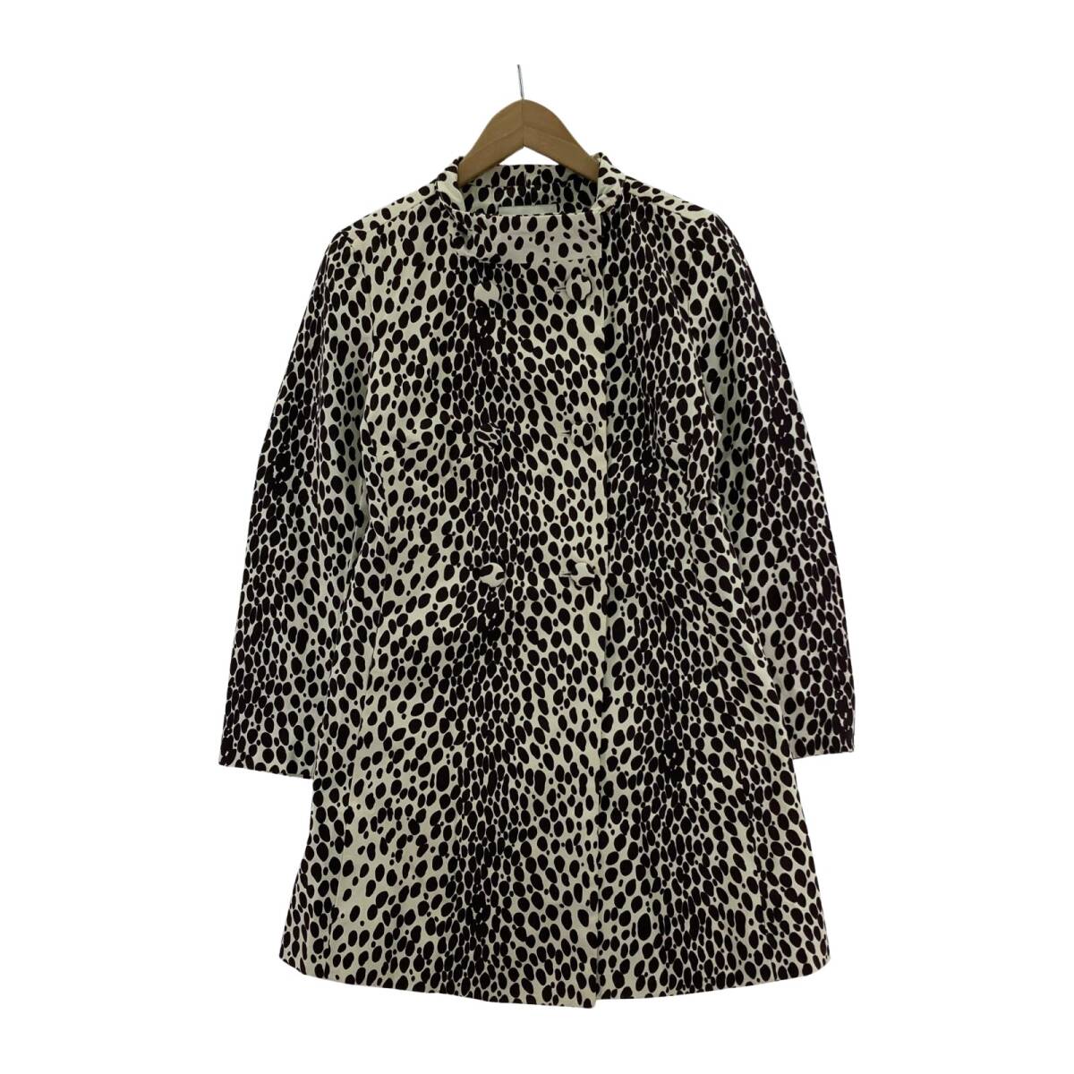 BANANA REPUBLIC バナナリパブリック 総柄 ダブルボタン ジャケット sizeS/アイボリー×ブラウン拍卖