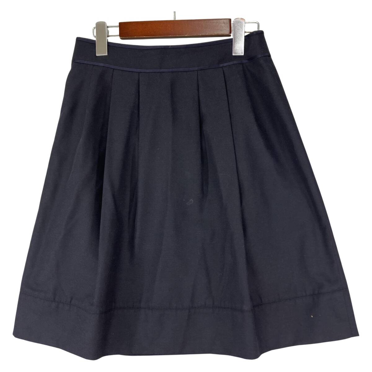 23区 vingt trois arrondissements スカート size38/ネイビー ゆうパケットOK拍卖