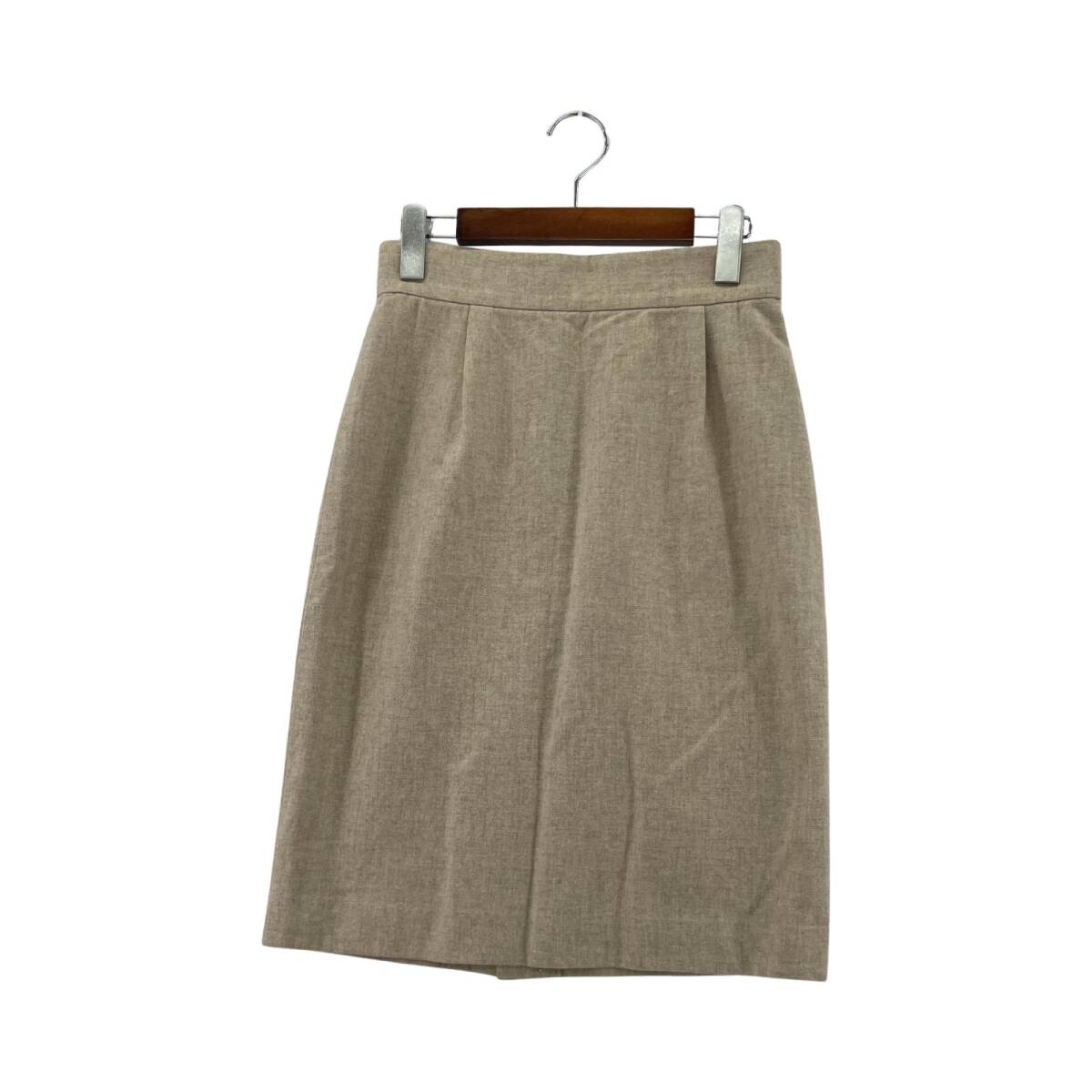 UNITED ARROWS ユナイテッドアローズ ラメ糸 スカート size38/ベージュ拍卖