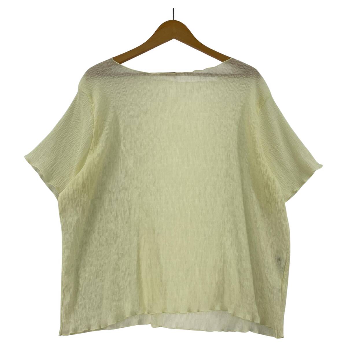 stripe club ストライプクラブ シアー カットソー sizeXXL/イエロー ゆうパケットOK拍卖