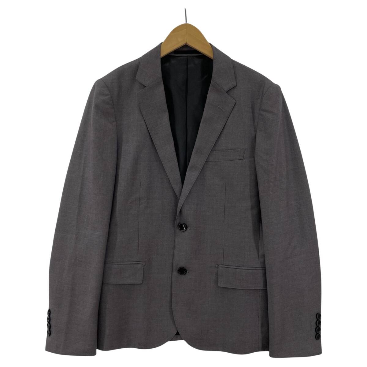 nano universe ナノユニバース テーラードジャケット size46/グレー拍卖