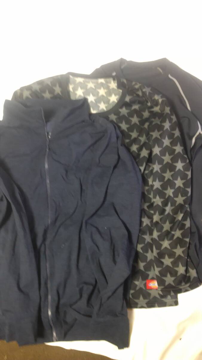 ■再値下3点セットアウトドア作業用Dickiesディッキーズ1点おたふく作業用ストレッチTシャツ1点LLサイズUNIQLOユニクロ ジャンバー1点XL拍卖