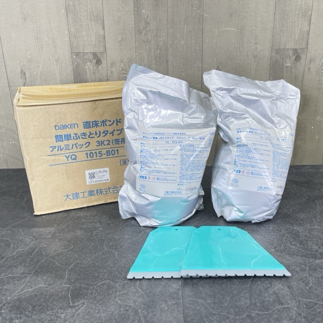 直床ボンド 未使用 DAIKEN ダイケン YQ1015-B01 簡単拭き取りタイプ アルミパック 3K2 冬用 3kg ×2pc /65415在★3拍卖