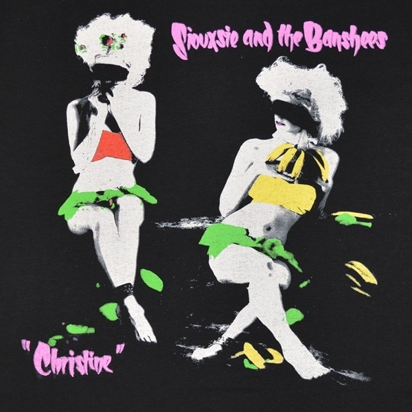 SIOUXSIE & THE BANSHEES スージーアンドザバンシーズ Christine Tシャツ Lサイズ オフィシャル拍卖