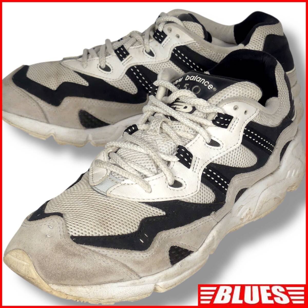 即決★New Balance★28cm レザースニーカー ニューバランス メンズ 10 本革 ウォーキングシューズ 本皮 スニーカー 革靴 アウトドア拍卖