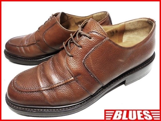 即決★イタリア製 JOSEPH ABBOUD★26.5cm レザービジネスシューズ ジョセフアブード メンズ 茶 ブラウン 本革 ドレス 本皮 ヒール 革靴拍卖