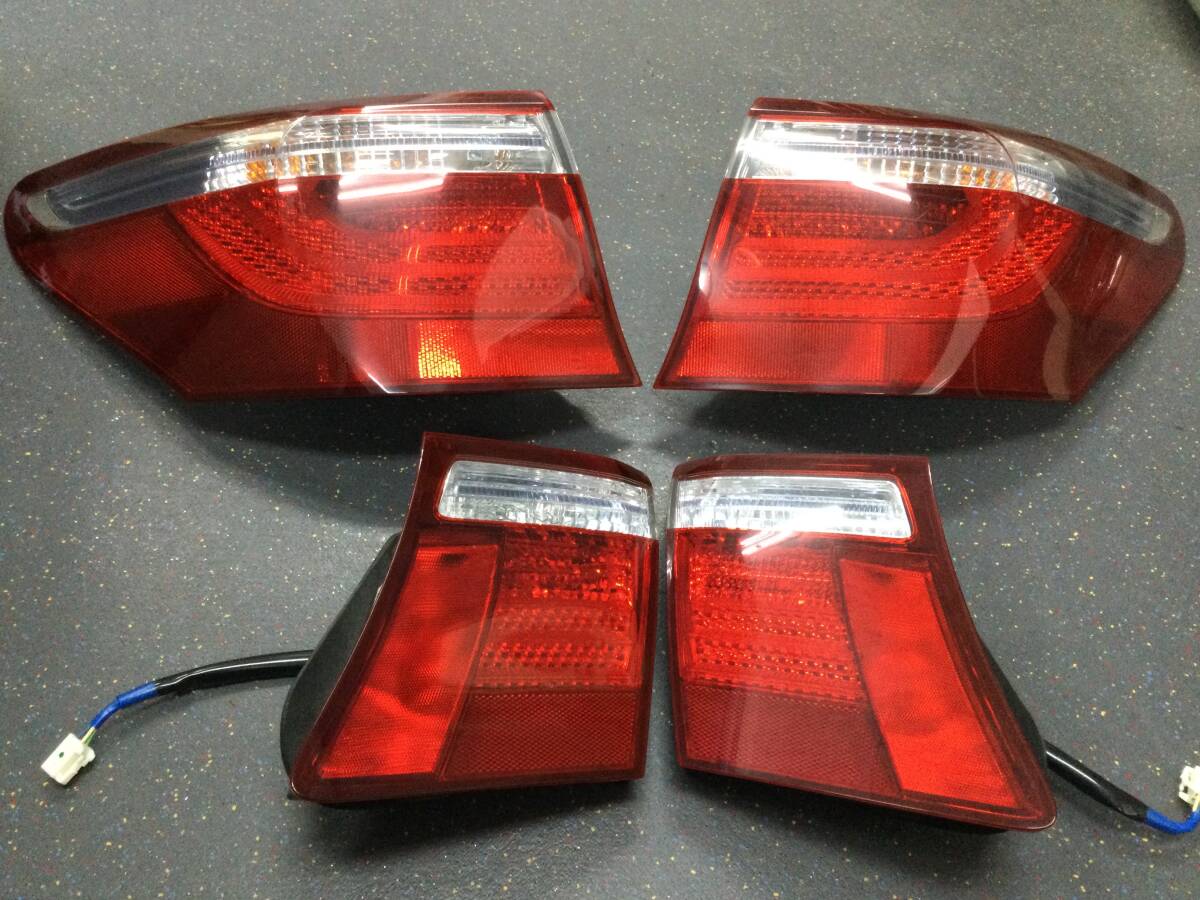 レクサス 純正 USF40 LS460 LED  左右テールランプ レンズ 4点セット KOITO 50-89 50-92拍卖