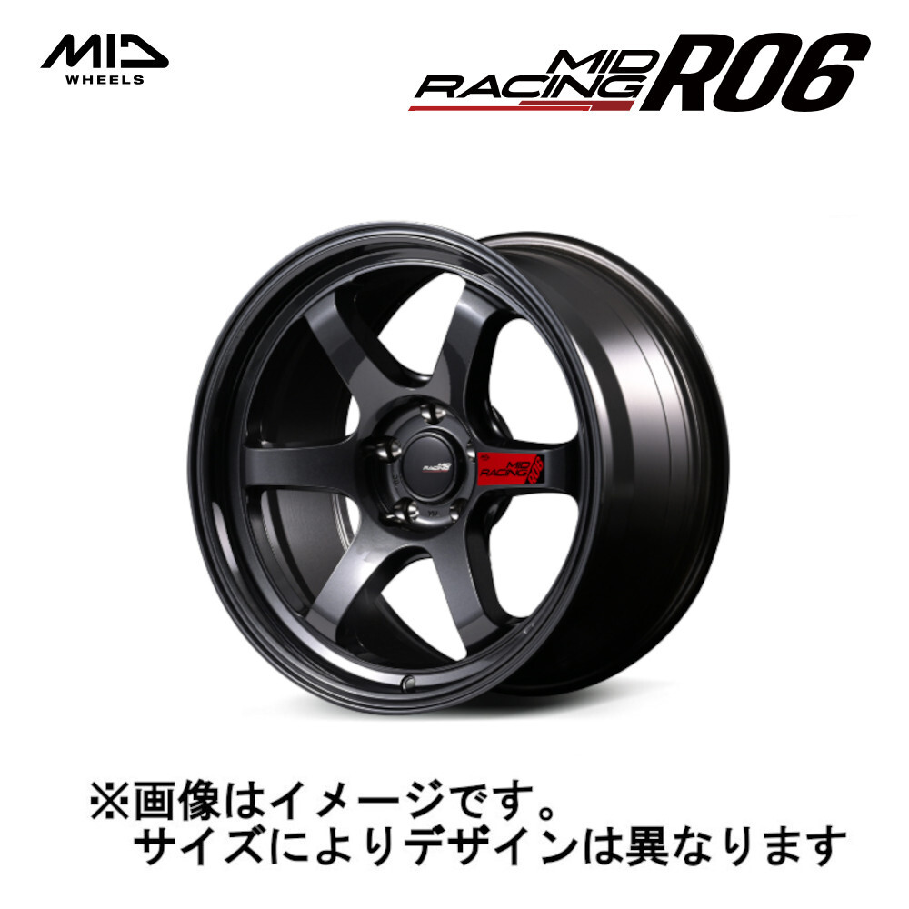 MID MID RACING MIDレーシング R06 4/100 16x7.0J +35 クリスタルブラック拍卖