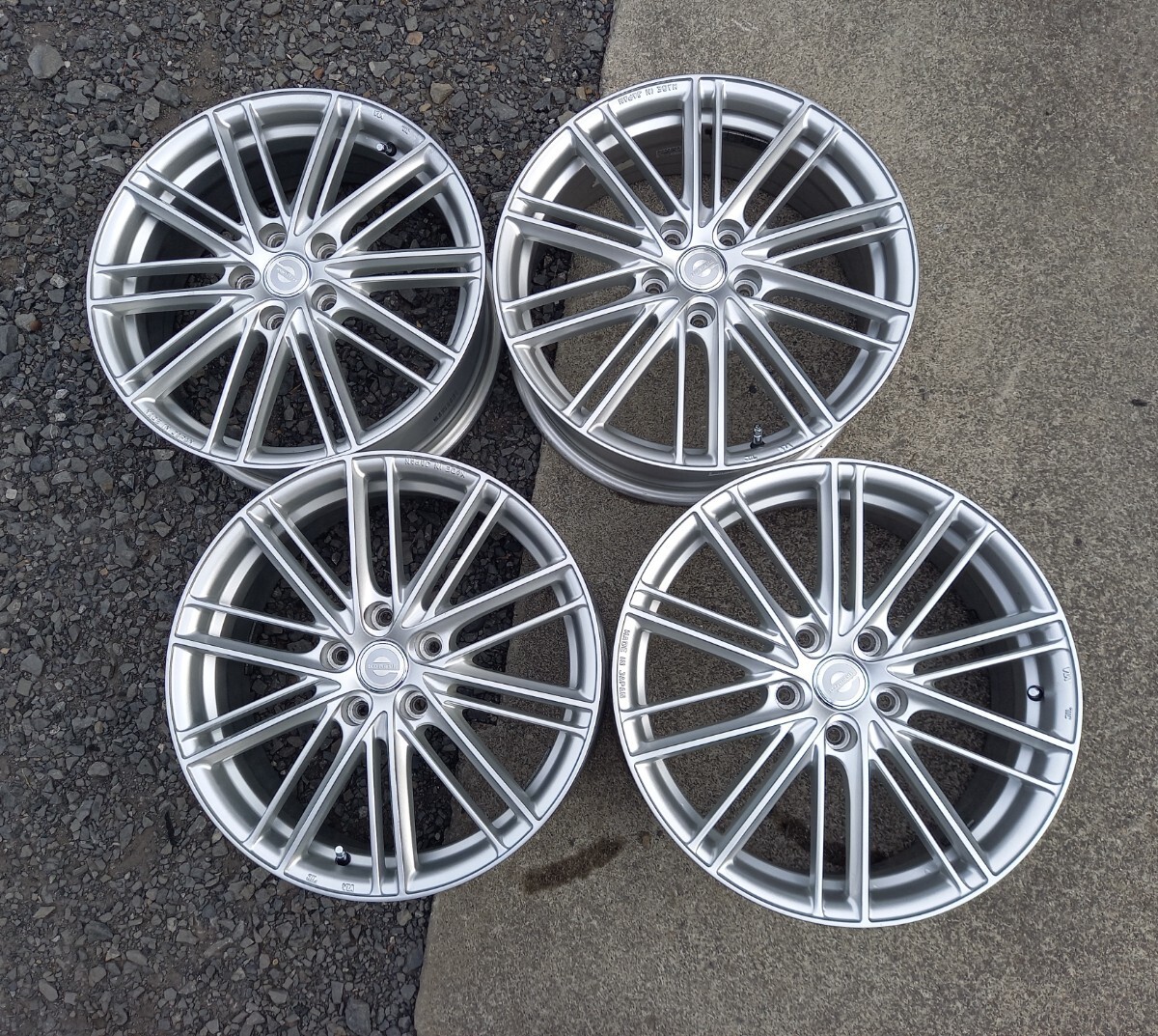 ブリジストン ECO FORME エコフォルム 18インチ 7J +53 PCD114.3 5H オデッセイ ステップワゴン 軽量拍卖