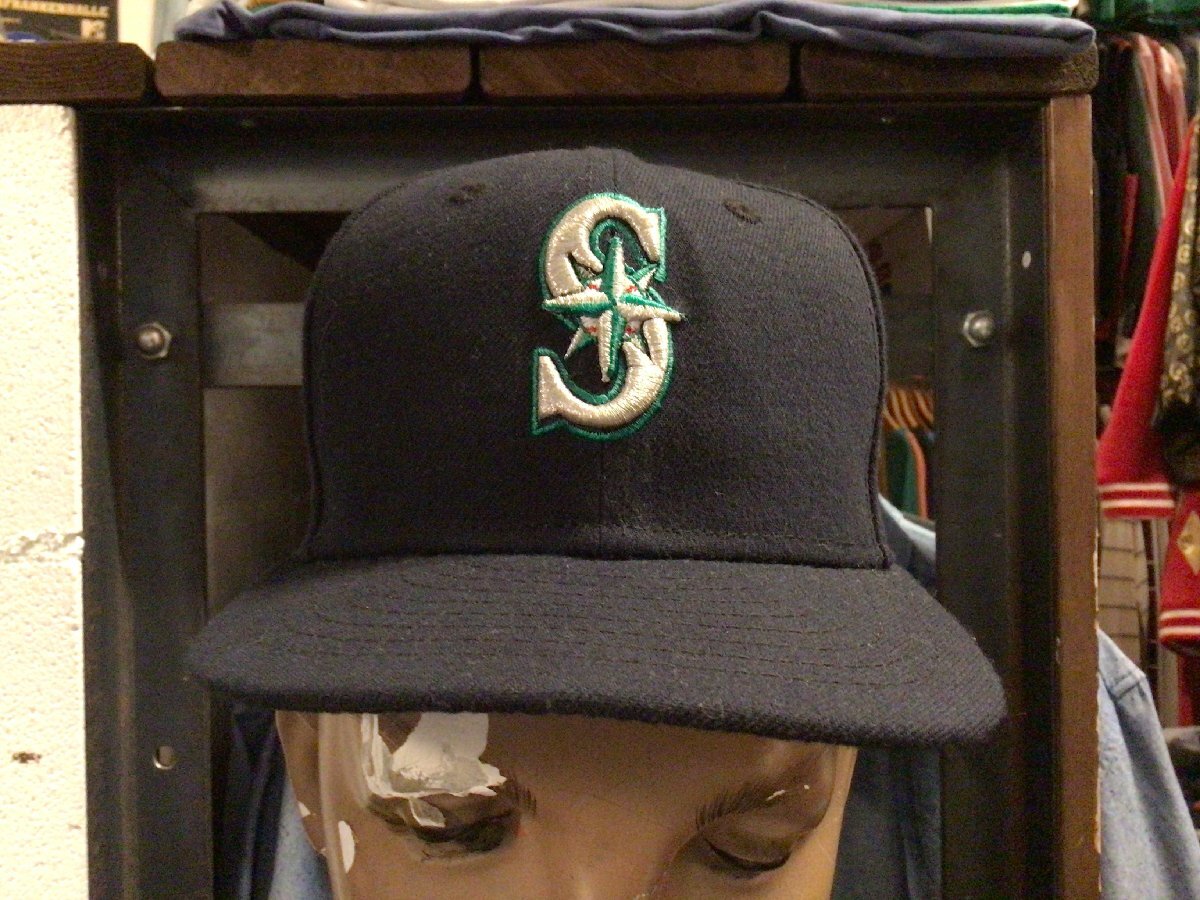 NEW ERA SEATTLE MARINERS BASEBALL CAP SIZE 6 1/2 ニューエラ シアトル マリナーズ ベースボール キャップ スポーツ イチロー 帽子 野球拍卖