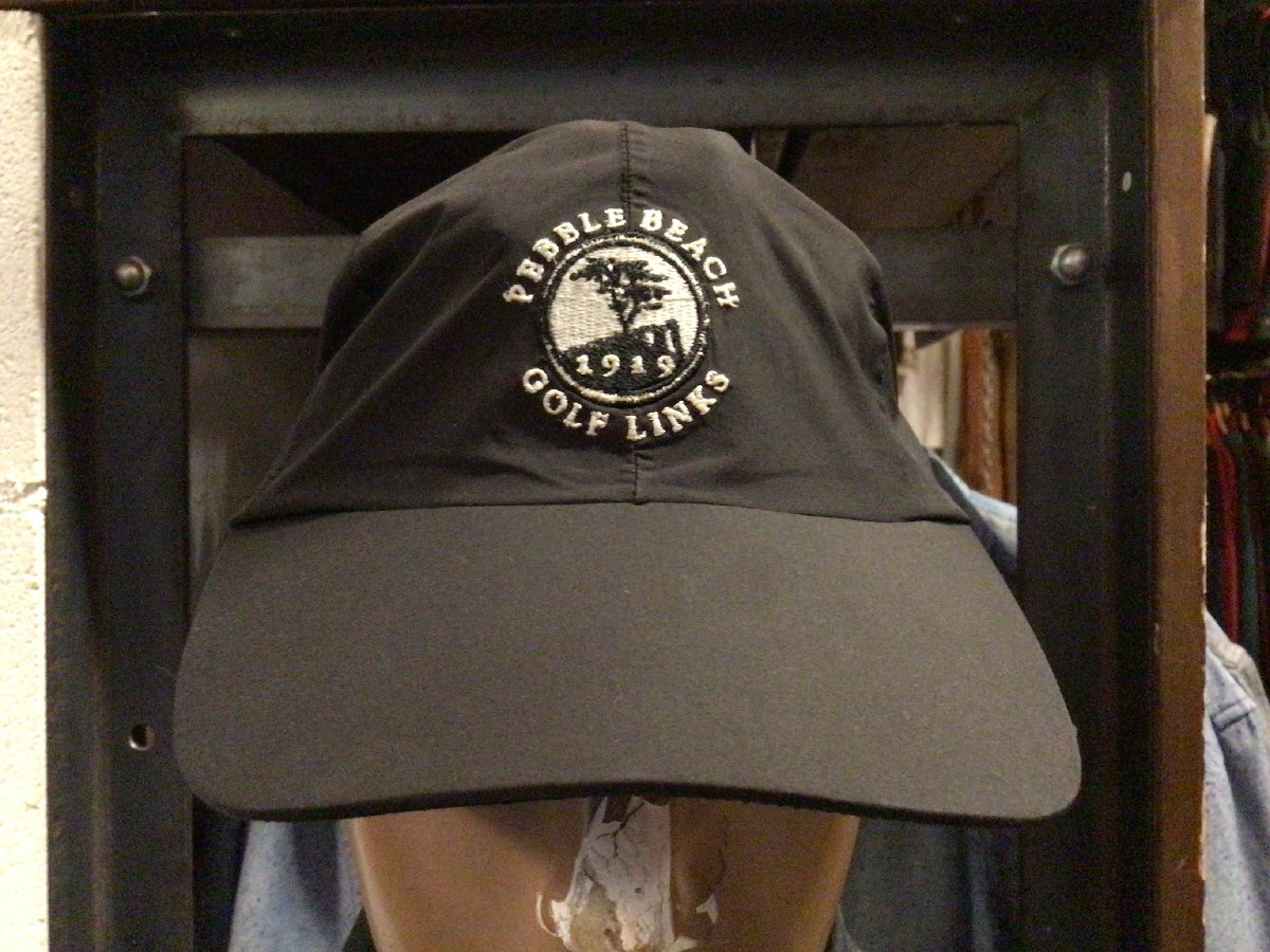 PEBBLE BEACH GOLF LINKS GORETEX 6PANEL CAP SIZE FREE ペブル ビーチ ゴルフ リンクス ゴアテックス 6パネル キャップ スポーツ 帽子拍卖