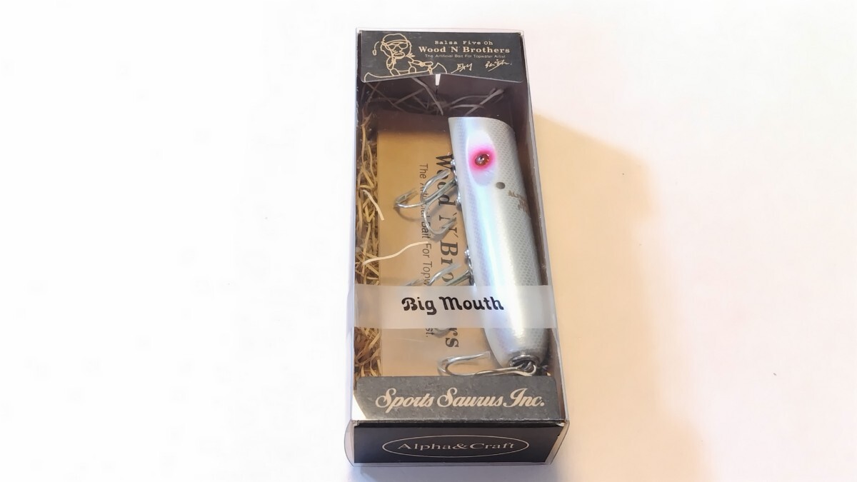 ビッグマウス バルサ50ウッドゥンブラザーズ【未使用】Big Mouth 則 弘祐 Balsa50拍卖