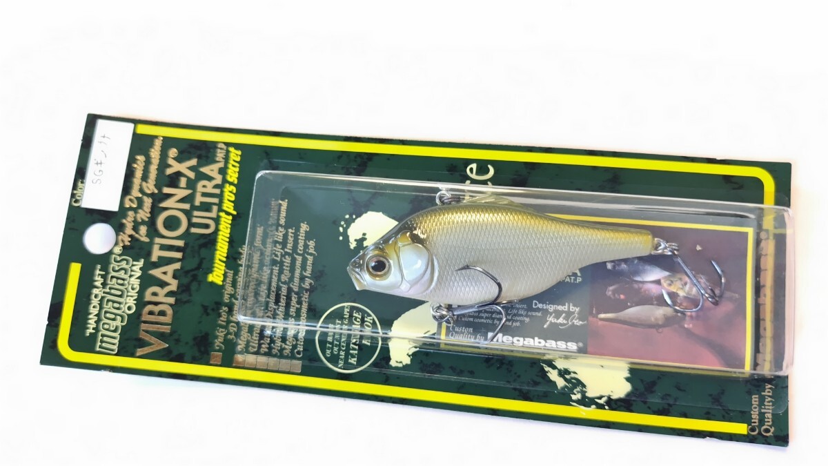 メガバス バイブレーションXウルトラ② SGギンブナ 1999【未開封】Megabass拍卖