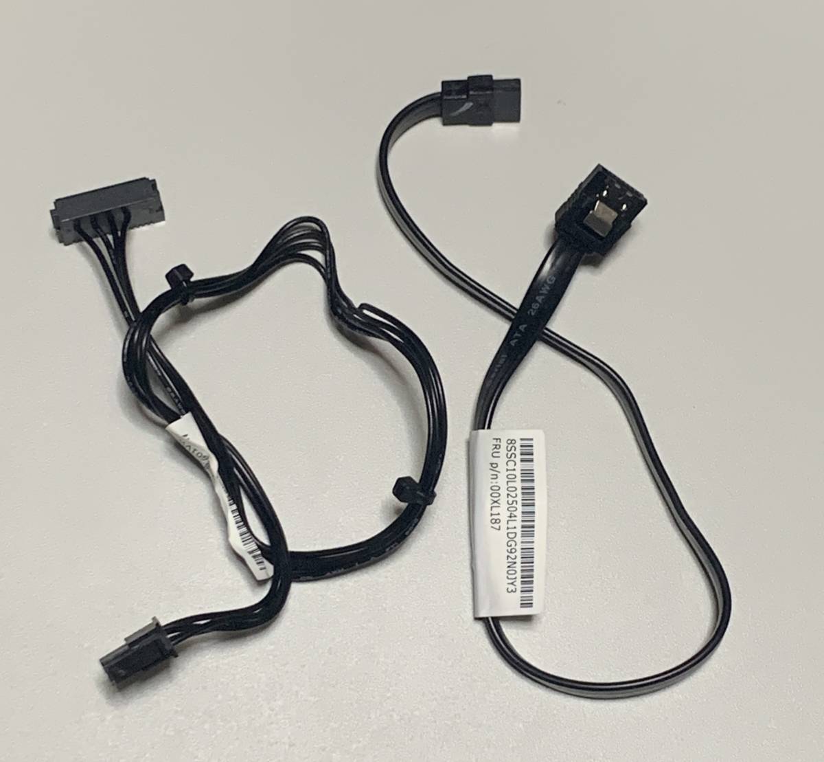 NEC Mate用 ミニ4pin-SATA電源ケーブル 00XL188 + SATAケーブル 00XL187 第7~9世代CPU搭載機用 / M710s M720s対応可 / I470MSへ代用可拍卖