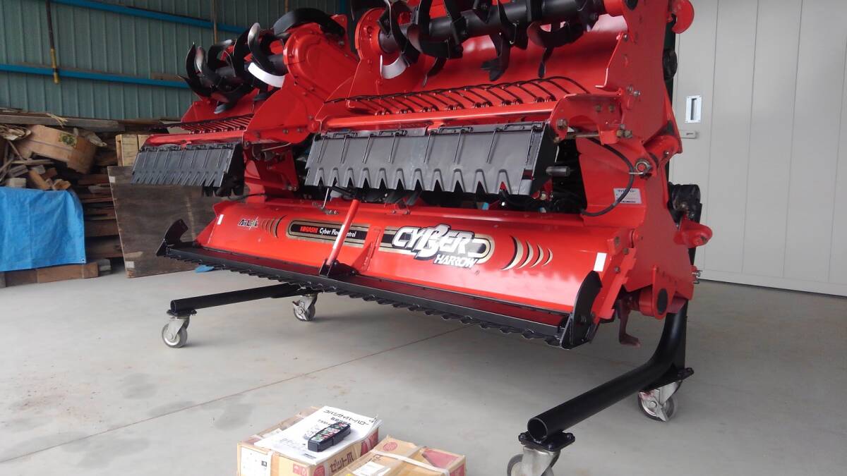 コバシ サイバーハロー TXM386 外部油圧式ウィングハロー 新品交換爪ワンセットつき 取説つき 日農工Lヒッチ仕様スペシャルセット拍卖