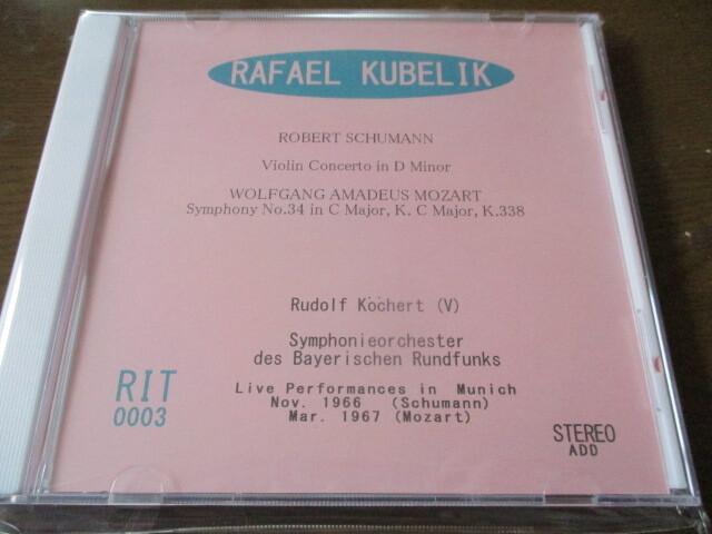 クーベリック指揮/モーツァルト:交響曲第34番、他。拍卖