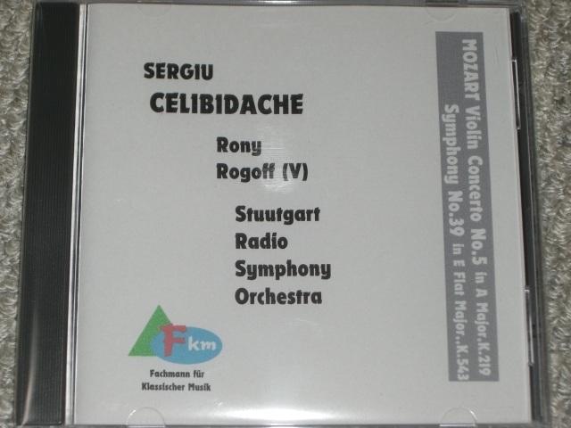 チェリビダッケ指揮!モーツァルト:ヴァイオリン協奏曲第5番,他。 拍卖
