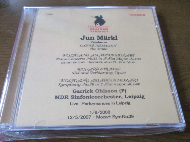 準メルクル指揮/モーツァルト:交響曲第39番、他。ライプツィヒ放送so.(2CD)拍卖