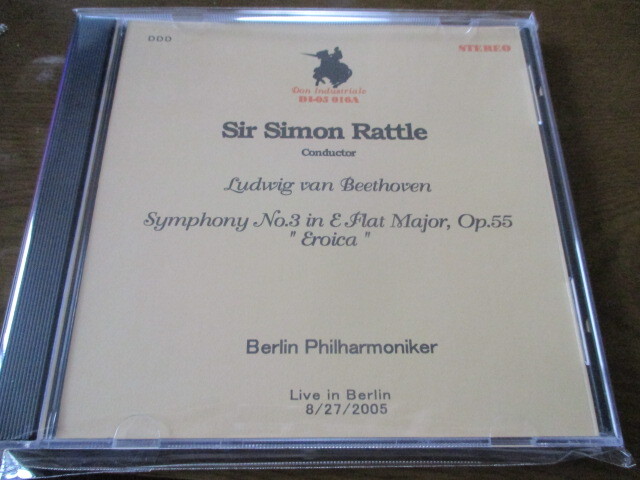サイモン・ラトル指揮/ ベートーヴェン:交響曲第3番 ホ長調Op.55「英雄」BPO拍卖