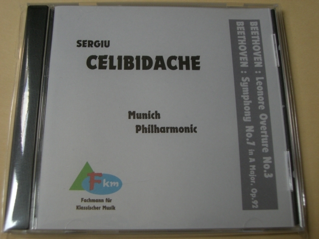チェリビダッケ指揮!ベートーヴェン:レオノーレ序曲第3番、他。 拍卖