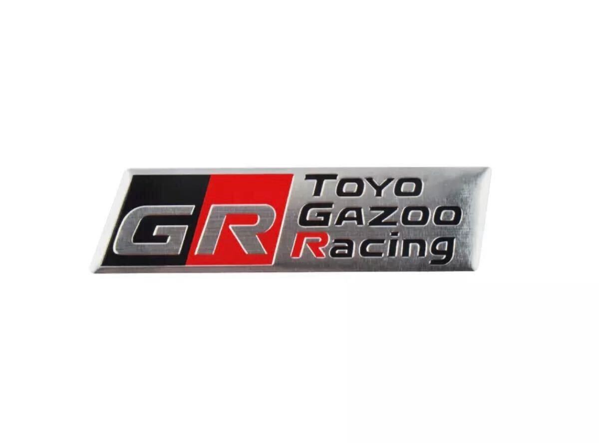 トヨタ GR Gazoo Racing (ガズーレーシング) アルミ ステッカー !拍卖