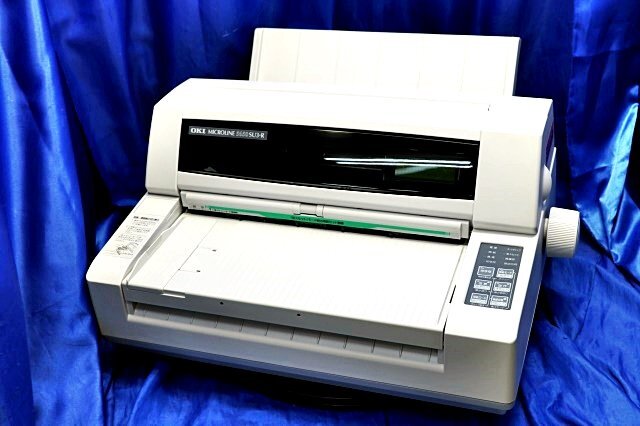 ▼現状品▲ 沖データ/OKI ドットインパクトプリンター ◆MICROLINE 5650SU3-R◆ 58200Y拍卖