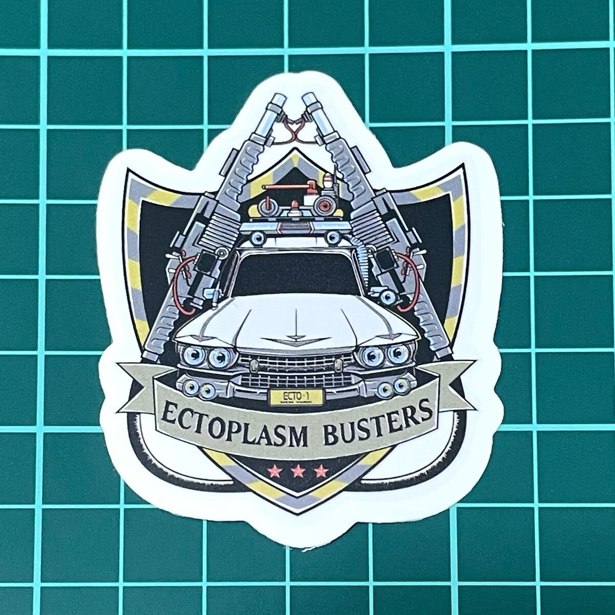 ST351 ステッカー シール 映画 ゴーストバスターズ キャデラック スマホ拍卖