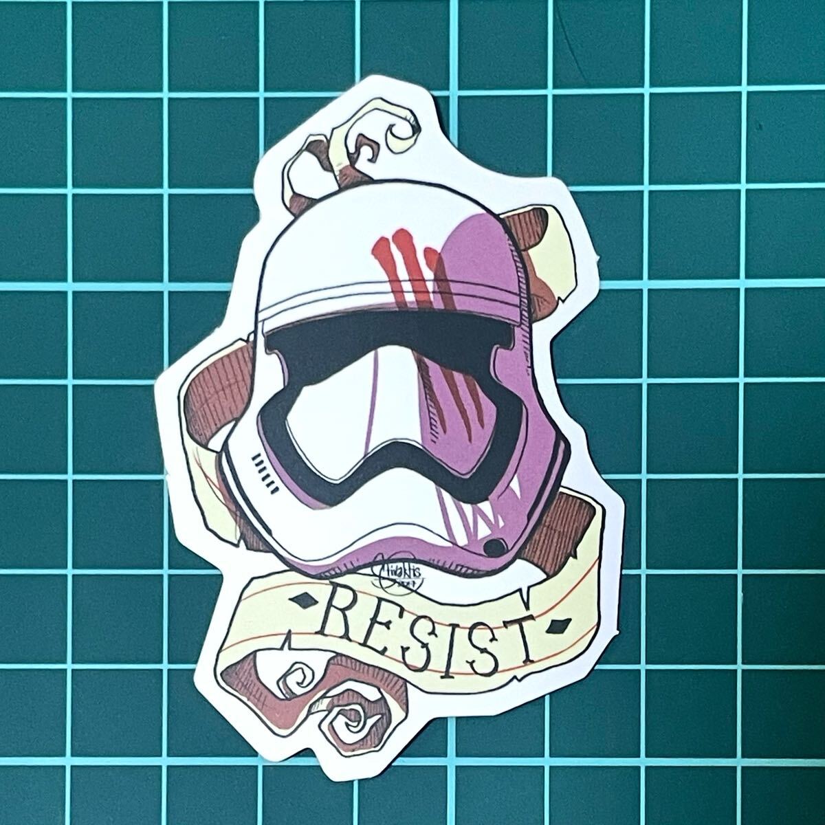 ST356 ステッカー シール スターウォーズ ストームトルーパー 映画 雑貨拍卖