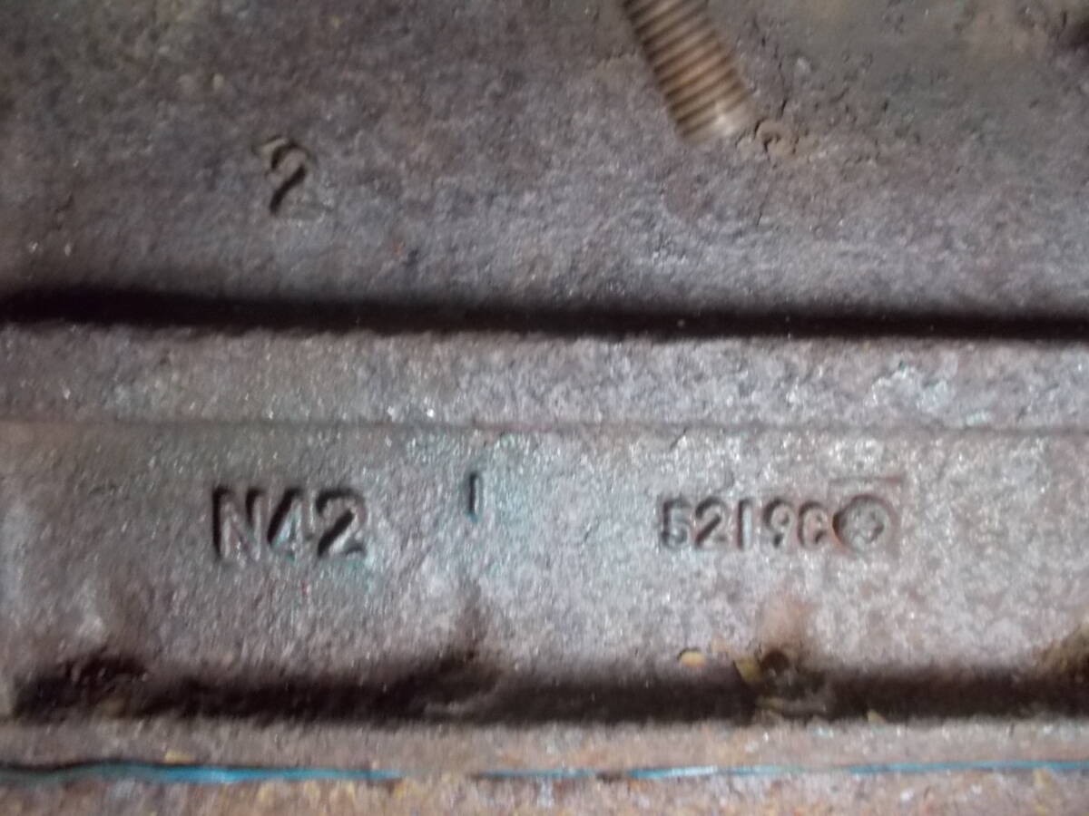 旧車 昭和 当時物 希少レア物 日産 L型 L6 L28 N42 ヘッド N42マニアブロック フルノーマルエンジン ハコスカ ケンメリ S30 フェアレディZ拍卖