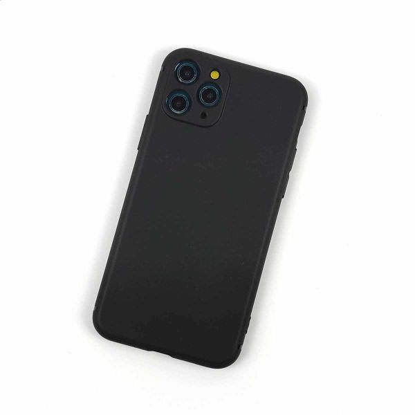iPhone 11 Pro用 シンプル薄型ソフトケース カバー TPU ブラック拍卖