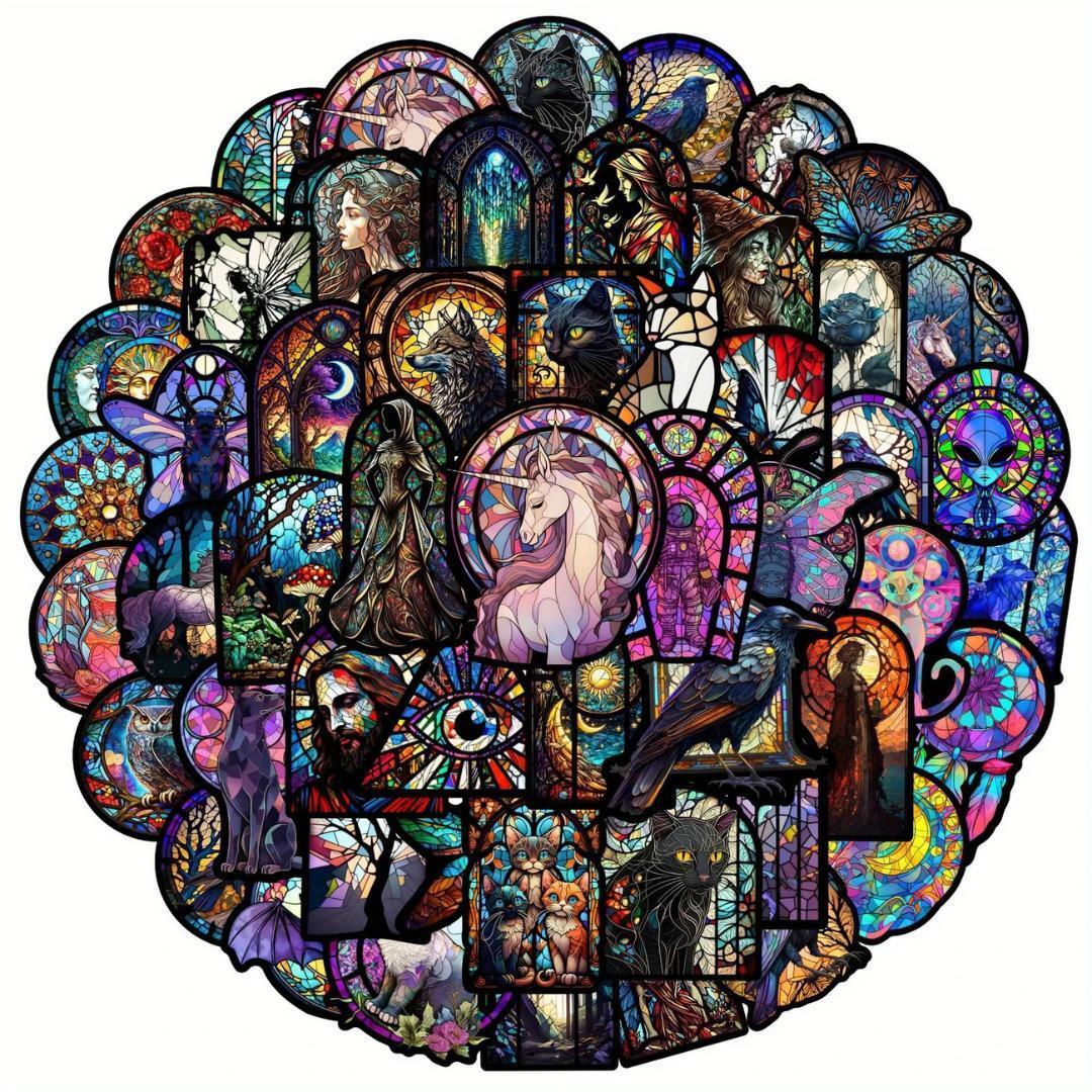 ◆サイバーパンクステッカー 50枚 ★スマホ・文具・楽器・スケートボード等に! B拍卖